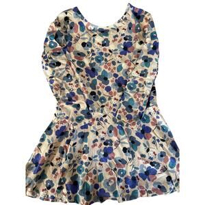 Tea collection hello kitty pink and blue floral dress size 7